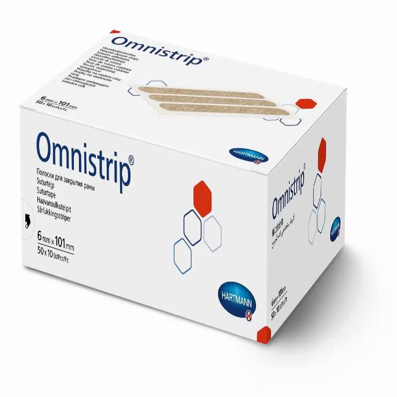 Смужки для безшовного закриття ран Omnistrip® 6мм x 101мм 50х10шт